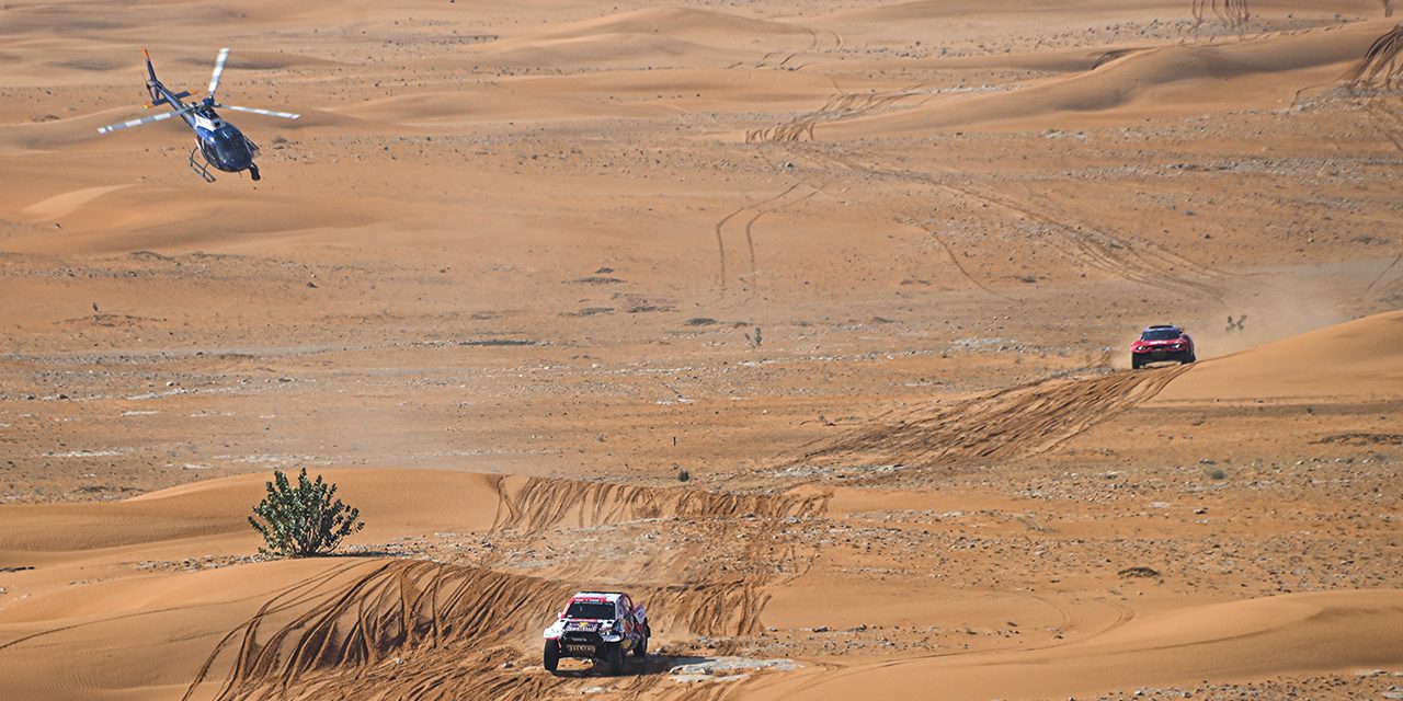 Etapa 4 Dakar 2022 (Al Qaisumah – Riyadh) Coches. Al-Attiyah/Baumel vuelven a ganar