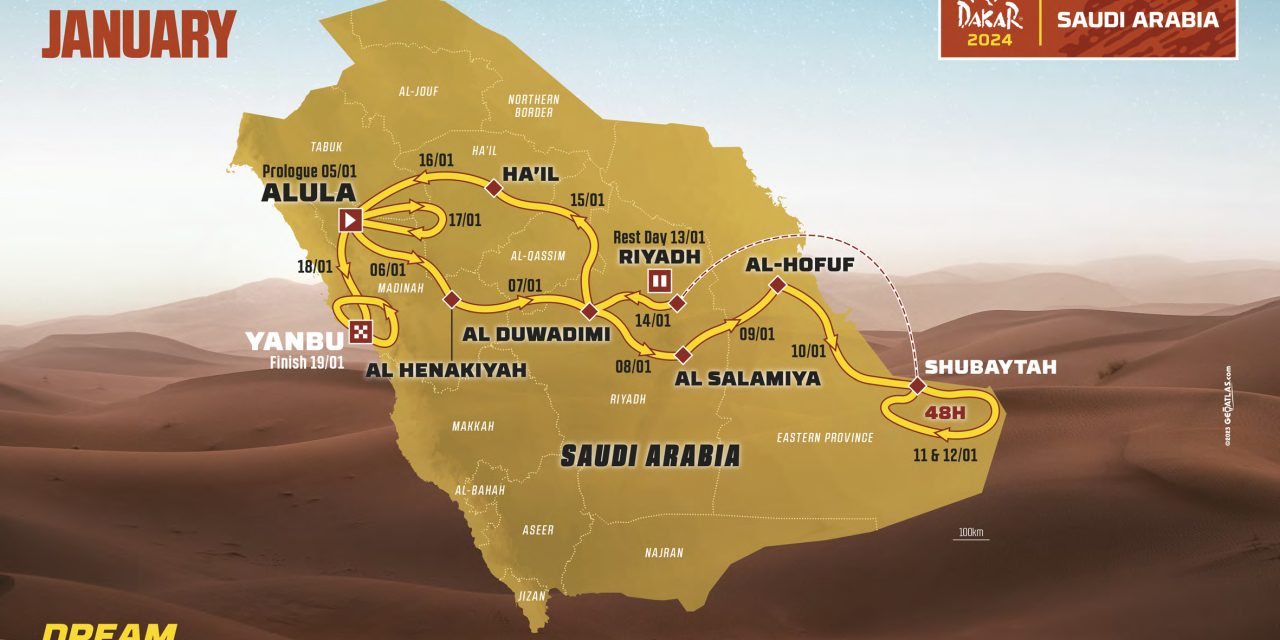 Recorrido Dakar 2024